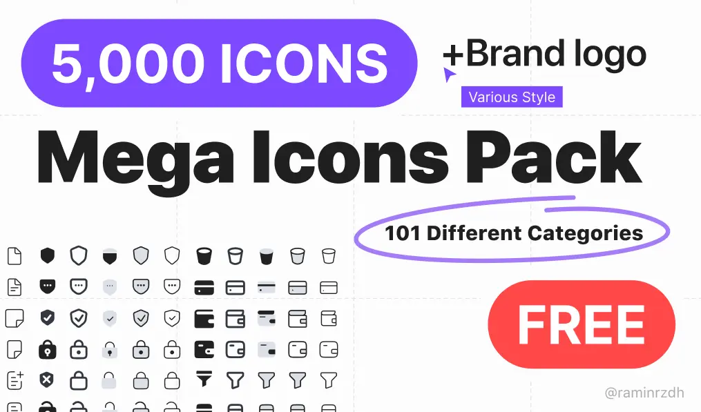 5000 Vector Icons & 1000 Brand Logos